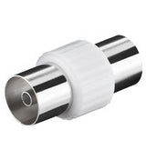 Goobay 11536 kabel kønsskifter IEC Rustfrit stål, Hvid