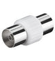 Goobay 11536 kabel kønsskifter IEC Rustfrit stål, Hvid