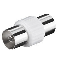 Goobay 11536 kabel kønsskifter IEC Rustfrit stål, Hvid