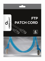 Gembird Patch Cord Cat.6 UTP 1m netværkskabel Blå Cat6 U/UTP (UTP)