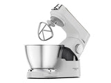 Kenwood KVC65.001WH foodprocessor 1200 W 5 L Rustfrit stål, Hvid Indbyggede vægte