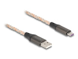 DeLOCK 88164 USB-kabel USB 2.0 1 m USB A USB C 0,48 Gbit/sek. Transparent