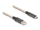 DeLOCK 88164 USB-kabel USB 2.0 1 m USB A USB C 0,48 Gbit/sek. Transparent