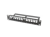 Lanberg PPKS-9112-B tilbehør til rack Panel til udstansning af rack