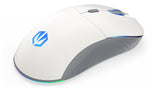 ENDORFY GEM Plus Wireless Onyx White mus Spil Ambidextrous RF Wireless + USB Type-C Optisk 26000 dpi