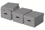 Esselte Home opbevaringsboks Medium, pakke med 3