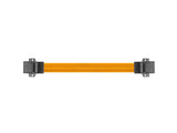 Lanberg ADS-RJ45-RJ45-245 netværkskabel Sort, Orange 0,17 m Cat5e