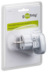 Goobay 94270 strømstik adapter Type F Type G (UK) Hvid