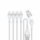 4smarts 541024 USB-kabel 1,2 m USB A/USB C USB C/Micro USB-A/Lightning 15 W Hvid