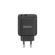 Savio LA-06/B USB Quick Charge Power Delivery 3.0 30W Internal charger Headset, Mus, Tablet, Telefon, Ur Sort Udendørs