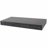Intellinet 560559 netværksswitch Administreret Gigabit Ethernet (10/100/1000) Strøm over Ethernet (PoE) Sort