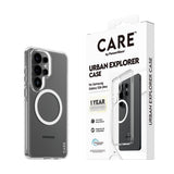 PanzerGlass CARE™ by ® Urban Explorer Case Transparant m. Hvid Qi Samsung Galaxy S26 Ultra