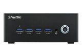 Shuttle Nano PC NT10H9 1L størrelse PC Sort 185H Intel® SoC
