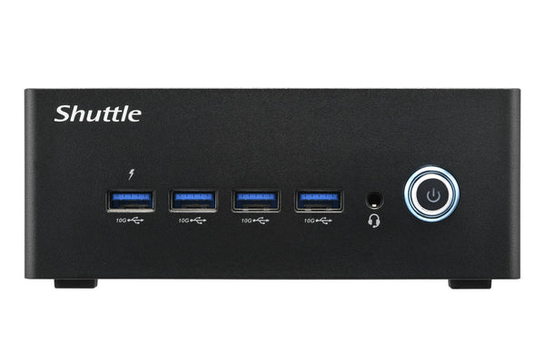 Shuttle Nano PC NT10H9 1L størrelse PC Sort 185H Intel® SoC