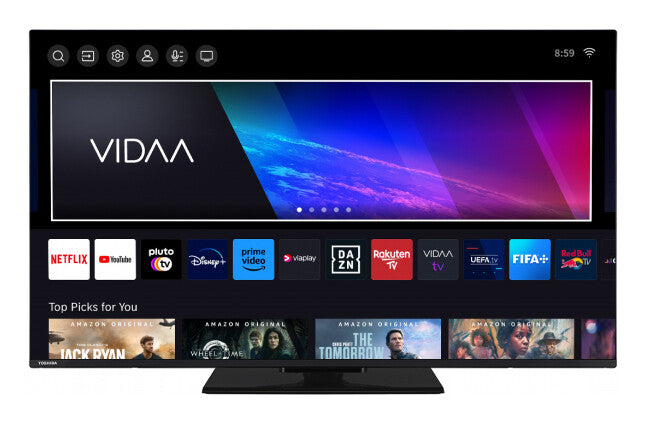 Toshiba 50UV3463DG TV 127 cm (50") 4K Ultra HD Smart TV Sort 275 cd/m²
