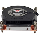 Inter-Tech Q-3 Processor Køleplade/køler 8 cm Sort, Sølv 1 stk