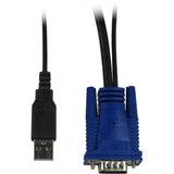 Inter-Tech KVM KS-3116 RJ45 KVM Switch Stativ-montering Sort