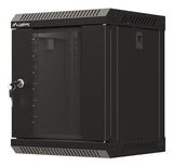 Lanberg WF11-3306-10B stativ 6U Vægmonteret stativ Sort