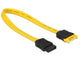 DeLOCK 83949 SATA-kabel 0,2 m SATA 7-pin Gul