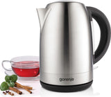 Gorenje K17FEII elkedel 1,7 L 2200 W Sort, Sølv