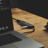 XtremeMac dockingstation USB Type-C 5000 Mbit/s Grå