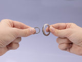 TROIKA NAIL GUARD Nøglering Sølv, Rustfrit stål