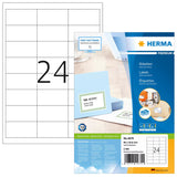HERMA 4670 selvklæbende etiket Rektandel Permanent Hvid 2400 stk