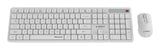 Gembird KBS-WMS-01-W tastatur Mus inkluderet Kontor RF trådløst QWERTY US International Hvid