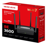Mercusys MR25BE trådløs router Gigabit Ethernet Dual-band (2,4 GHz / 5 GHz) Sort
