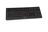 CHERRY DW 3000 tastatur Mus inkluderet Universel RF trådløst AZERTY Fransk Sort