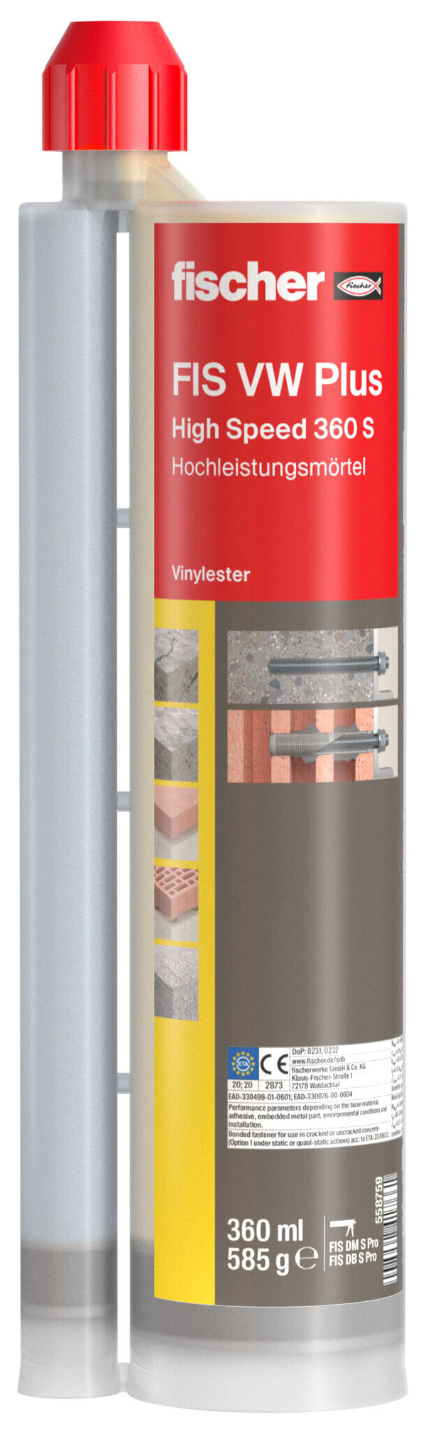 Fischer 558759 mørtelblanding