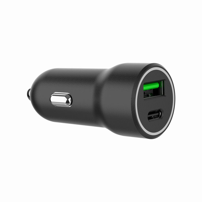 Gembird TA-UC-A2PDQC20-CAR-01 oplader til mobil enhed Universel Sort Cigartænder Hurtig opladning Automatisk