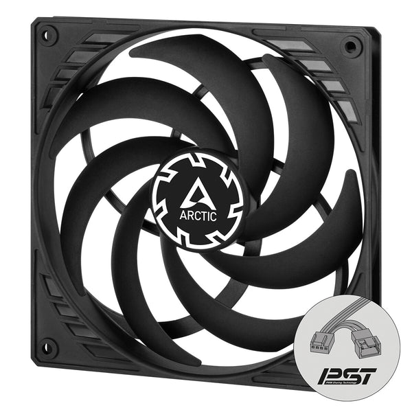 ARCTIC P14 Slim PWM PST Computerkabinet Ventilator 14 cm Sort 1 stk
