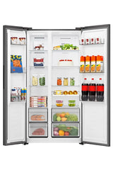 Hisense RS3P558NEFC side-by-side køle-fryseskab Fritstående 544 L Sort