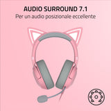 Razer RZ04-04730200-R3M1 hovedtelefoner/headset Ledningsført Opkald/musik Rose
