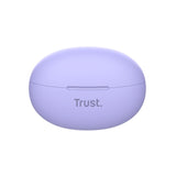 Trust Yavi Headset True Wireless Stereo (TWS) I ørerne Opkald/musik USB Type-C Bluetooth Lilla