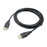 Akyga AK-USB-19 USB-kabel USB 2.0 3 m USB A Sort