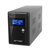 Armac O/1500E/LCD UPS-enhed Interaktivt indgangsstik 1,5 kVA 3 AC stikkontakt(er)