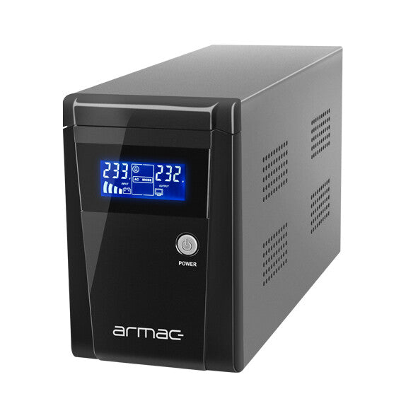 Armac O/1500E/LCD UPS-enhed Interaktivt indgangsstik 1,5 kVA 3 AC stikkontakt(er)