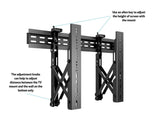 Multibrackets 0513 skærmbeslag til skiltning 177,8 cm (70") Sort
