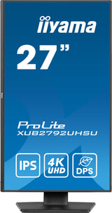 iiyama ProLite XUB2792UHSU-B6 computerskærm 68,6 cm (27") 3840 x 2160 pixel 4K Ultra HD LED Sort