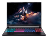 Acer Nitro V 16S ANV16S-71-708Y Intel Core 7 240H Laptop 40,6 cm (16") WUXGA 16 GB DDR5-SDRAM 1 TB SSD NVIDIA GeForce RTX 5060 Wi-Fi 6 (802.11ax) Windows 11 Home Tysk Sort