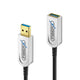 FiberX FX-I650-010 USB-kabel USB 3.2 Gen 1 (3.1 Gen 1) 10 m USB A 10 Gbit/sek. 4,5 W Sort, Sølv