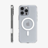 Spigen Ultra Hybrid T (MagFit) mobiltelefon etui 16 cm (6.3") Cover Transparent, Hvid