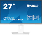 iiyama ProLite XUB2797QSU-W2 computerskærm 68,6 cm (27") 2560 x 1440 pixel Quad HD LED Hvid