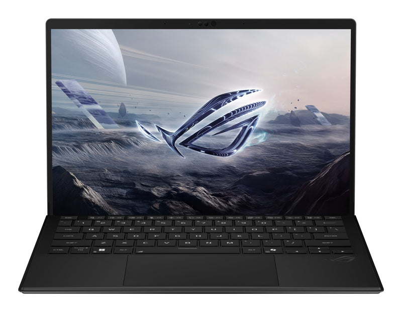 ASUS ROG Flow Z13 GZ302EA-RU074W AMD Ryzen AI Max+ 395 Laptop 34 cm (13.4") Berøringsskærm WQXGA 32 GB LPDDR5x-SDRAM 1 TB SSD Wi-Fi 7 (802.11be) Windows 11 Home Tysk Sort
