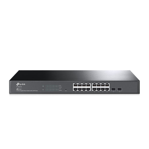 TP-Link JetStream TL-SG2218 netværksswitch Administreret L2/L2+ Gigabit Ethernet (10/100/1000) 1U Sort