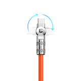 DUDAO L24CC 120W USB-C - USB-C Cable USB-kabel 1 m USB C Orange
