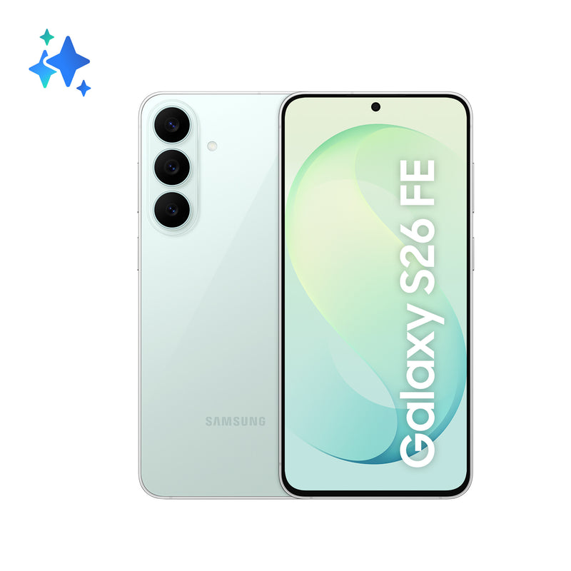 Samsung Galaxy S26 FE 17 cm (6.7") Dual SIM Android 17 5G USB Type-C 8 GB 128 GB 4900 mAh Grøn