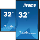 iiyama LH3260HS-B1AG skilte display Digital A-tavle 80 cm (31.5") LED Wi-Fi 500 cd/m² Fuld HD Sort Indbygget processer Android 11 24/7
